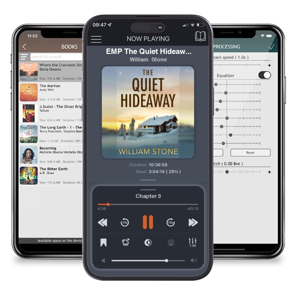 Download fo free audiobook EMP The Quiet Hideaway: An EMP Post Apocalypse Prepper Survival Thriller by William Stone and listen anywhere on your iOS devices in the ListenBook app.