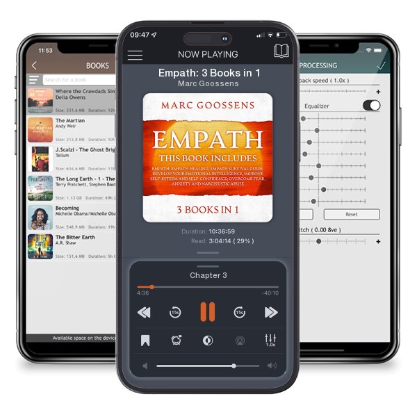 Download fo free audiobook Empath: 3 Books in 1 by Marc Goossens and listen anywhere on your iOS devices in the ListenBook app.