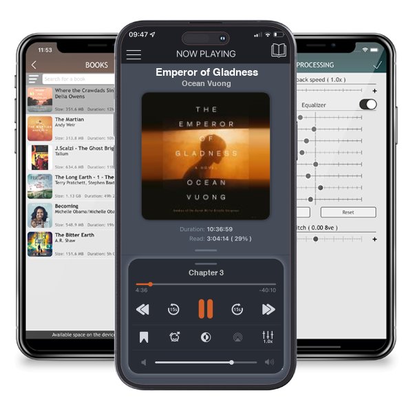 Download fo free audiobook Emperor of Gladness by Ocean Vuong and listen anywhere on your iOS devices in the ListenBook app.