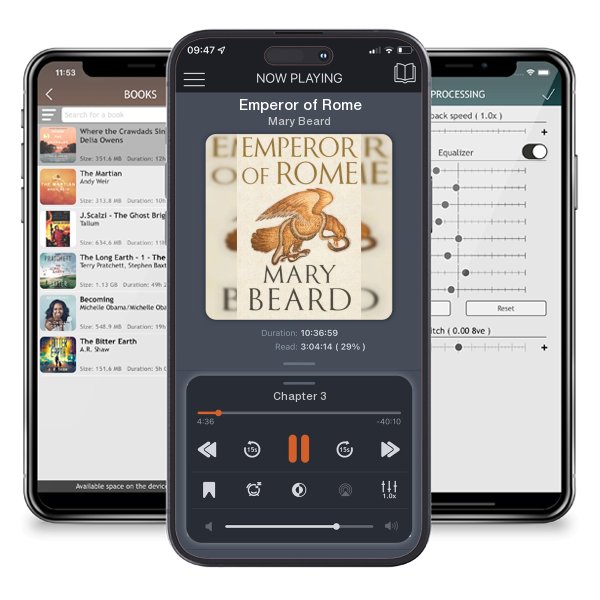Download fo free audiobook Emperor of Rome by Mary Beard and listen anywhere on your iOS devices in the ListenBook app.