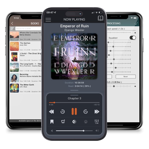 Download fo free audiobook Emperor of Ruin by Django Wexler and listen anywhere on your iOS devices in the ListenBook app.