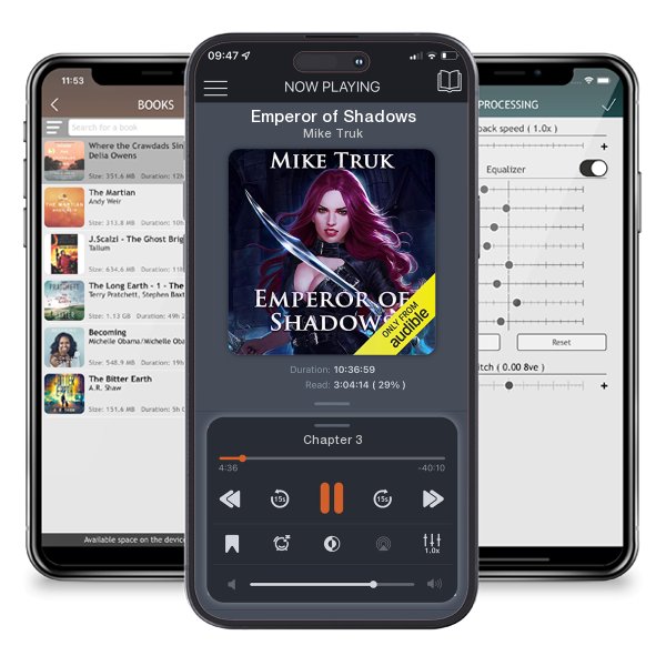Download fo free audiobook Emperor of Shadows by Mike Truk and listen anywhere on your iOS devices in the ListenBook app.