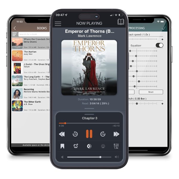 Download fo free audiobook Emperor of Thorns (Broken Empire, #3) by Mark Lawrence and listen anywhere on your iOS devices in the ListenBook app.
