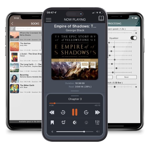 Download fo free audiobook Empire of Shadows: The Epic Story of Yellowstone by George Black and listen anywhere on your iOS devices in the ListenBook app.