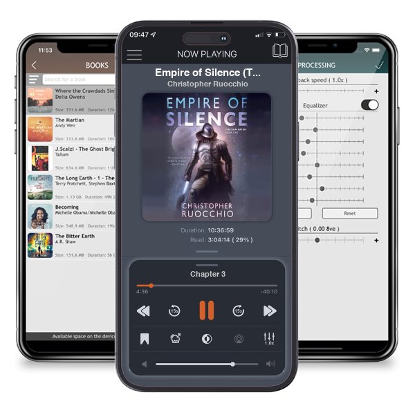 Download fo free audiobook Empire of Silence (The Sun Eater, #1) by Christopher Ruocchio and listen anywhere on your iOS devices in the ListenBook app.