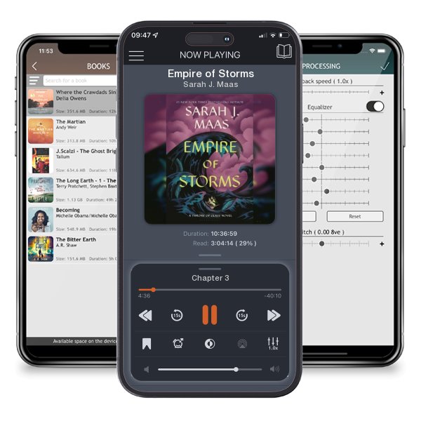 Download fo free audiobook Empire of Storms by Sarah J. Maas and listen anywhere on your iOS devices in the ListenBook app.