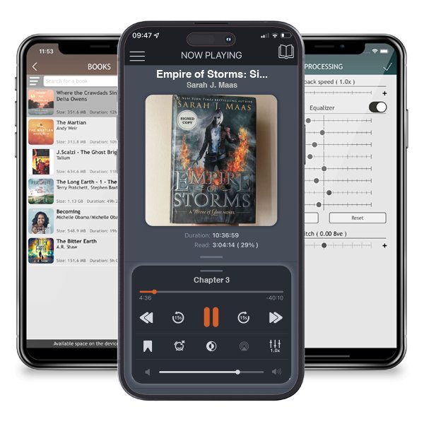 Download fo free audiobook Empire of Storms: Signed Edition by Sarah J. Maas and listen anywhere on your iOS devices in the ListenBook app.