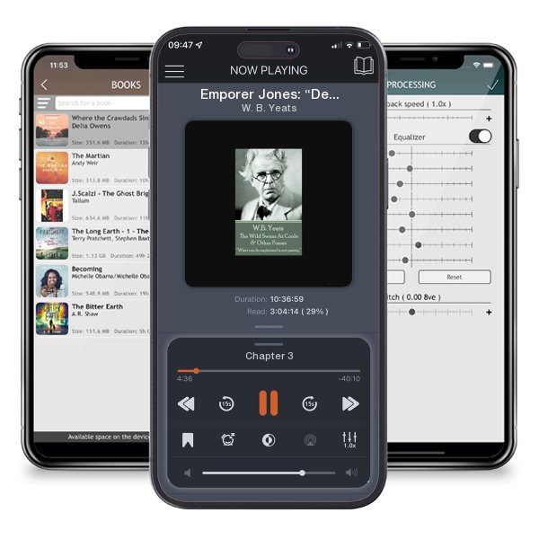 Download fo free audiobook Emporer Jones: “Dey's some things I don't got to be told. I kin read them in folks' eyes.” by W. B. Yeats and listen anywhere on your iOS devices in the ListenBook app.