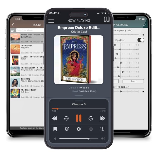 Download fo free audiobook Empress Deluxe Edition by Kristin Cast and listen anywhere on your iOS devices in the ListenBook app.