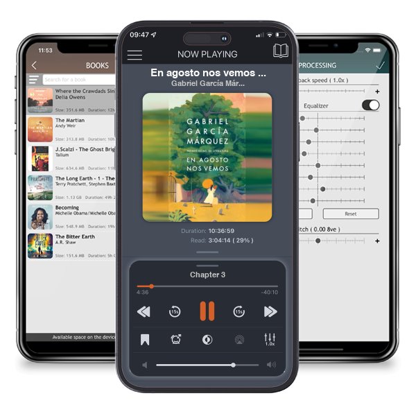 Descargar audiolibro gratis En agosto nos vemos / Until August by Gabriel García Márquez y escuchar en cualquier lugar en sus dispositivos iOS en la aplicación ListenBook.