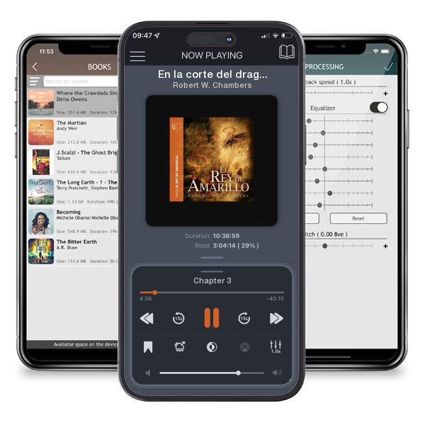 Download fo free audiobook En la corte del dragón by Robert W. Chambers and listen anywhere on your iOS devices in the ListenBook app.
