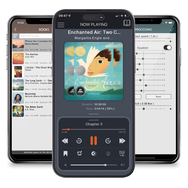 Download fo free audiobook Enchanted Air: Two Cultures, Two Wings: A Memoir (Reprint) by Margarita Engle and Edel Rodriguez and listen anywhere on your iOS devices in the ListenBook app.