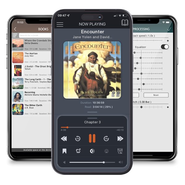 Download fo free audiobook Encounter by Jane Yolen and David Shannon and listen anywhere on your iOS devices in the ListenBook app.