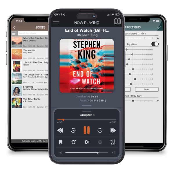 Download fo free audiobook End of Watch (Bill Hodges Trilogy, #3) by Stephen King and listen anywhere on your iOS devices in the ListenBook app.