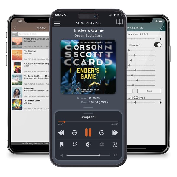 Download fo free audiobook Ender's Game by Orson Scott Card and listen anywhere on your iOS devices in the ListenBook app.