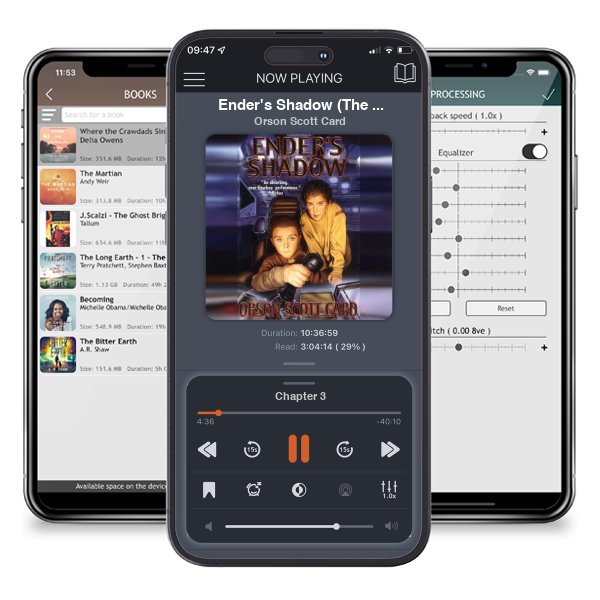 Download fo free audiobook Ender\'s Shadow (The Shadow Series, #1) by Orson Scott Card and listen anywhere on your iOS devices in the ListenBook app.