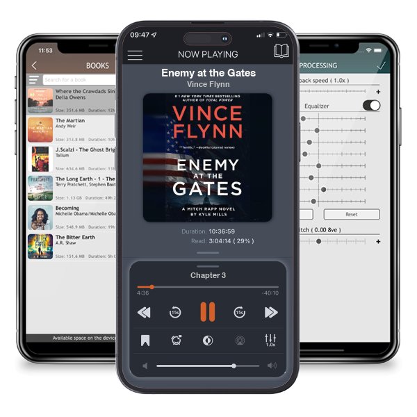 Download fo free audiobook Enemy at the Gates by Vince Flynn and listen anywhere on your iOS devices in the ListenBook app.