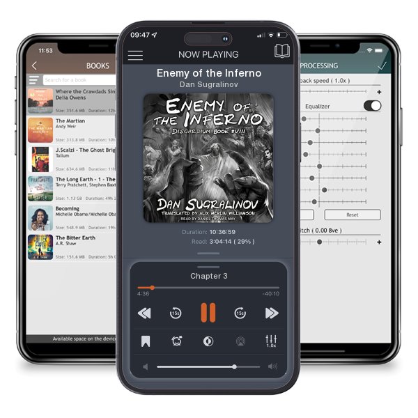 Download fo free audiobook Enemy of the Inferno by Dan Sugralinov and listen anywhere on your iOS devices in the ListenBook app.