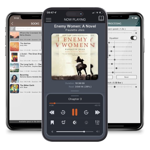 Download fo free audiobook Enemy Women: A Novel by Paulette Jiles and listen anywhere on your iOS devices in the ListenBook app.