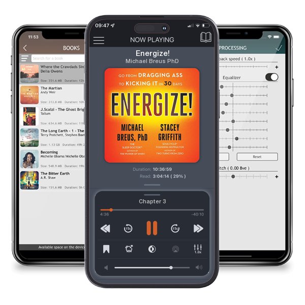 Download fo free audiobook Energize! by Michael Breus PhD and listen anywhere on your iOS devices in the ListenBook app.