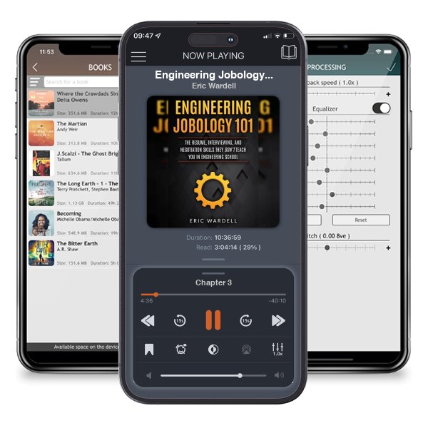 Download fo free audiobook Engineering Jobology 101: The Resume, Interviewing, and Negotiation Skills They Don by Eric Wardell and listen anywhere on your iOS devices in the ListenBook app.