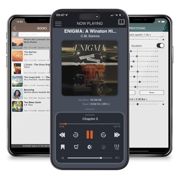 Download fo free audiobook ENIGMA: A Winston Hills Novel by C.M. Barnes and listen anywhere on your iOS devices in the ListenBook app.