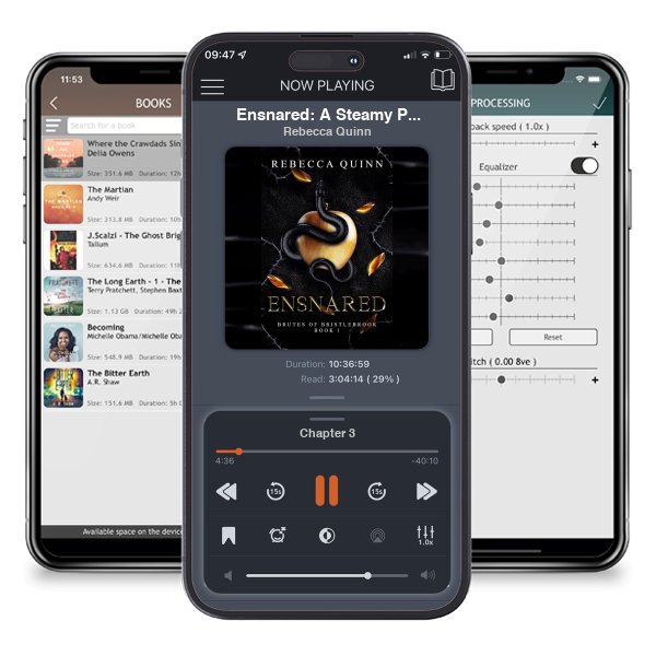 Download fo free audiobook Ensnared: A Steamy Post-Apocalyptic Romance (Brutes of Bristlebrook Trilogy Book 1) by Rebecca Quinn and listen anywhere on your iOS devices in the ListenBook app.