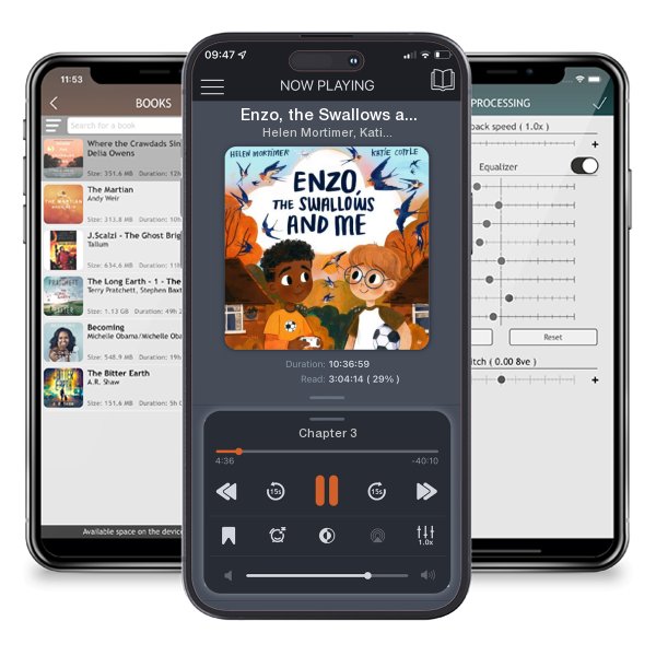 Download fo free audiobook Enzo, the Swallows and Me by Helen Mortimer, Katie Cottle and listen anywhere on your iOS devices in the ListenBook app.