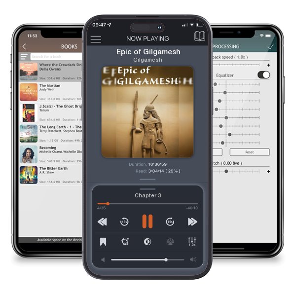 Download fo free audiobook Epic of Gilgamesh by Gilgamesh and listen anywhere on your iOS devices in the ListenBook app.