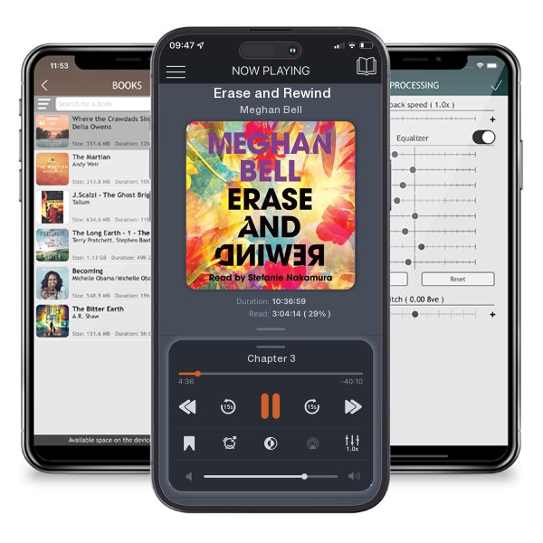 Download fo free audiobook Erase and Rewind by Meghan Bell and listen anywhere on your iOS devices in the ListenBook app.