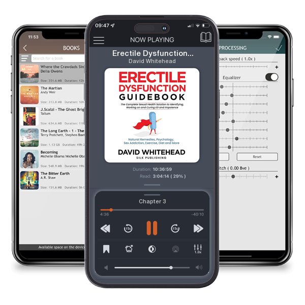 Download fo free audiobook Erectile Dysfunction Guidebook: The Complete Sexual Health Solution to Identifying, Working on and Curing ED and Impotence by David Whitehead and listen anywhere on your iOS devices in the ListenBook app.