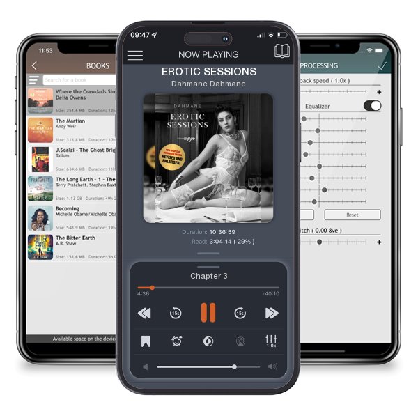 Download fo free audiobook EROTIC SESSIONS by Dahmane Dahmane and listen anywhere on your iOS devices in the ListenBook app.
