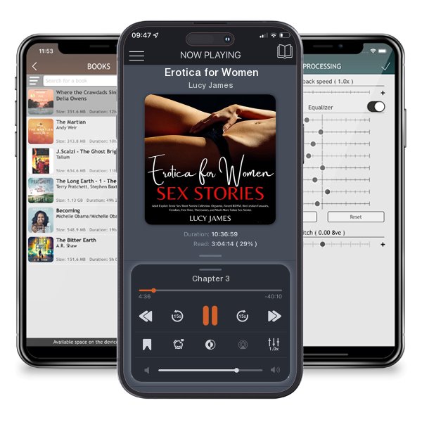 Download fo free audiobook Erotica for Women by Lucy James and listen anywhere on your iOS devices in the ListenBook app.