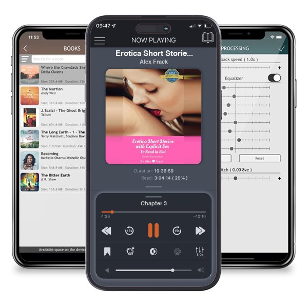 Download fo free audiobook Erotica Short Stories with Explicit Sex to Read in Bed: Secret Encounters (My Lip-biting Short Stories Series - Book 2) by Alex Frack and listen anywhere on your iOS devices in the ListenBook app.