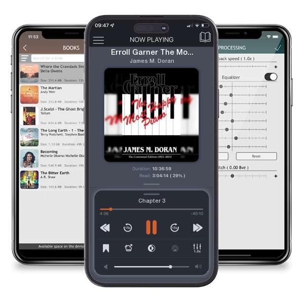 Download fo free audiobook Erroll Garner The Most Happy Piano (Centennial Edition 1921-2021) by James M. Doran and listen anywhere on your iOS devices in the ListenBook app.