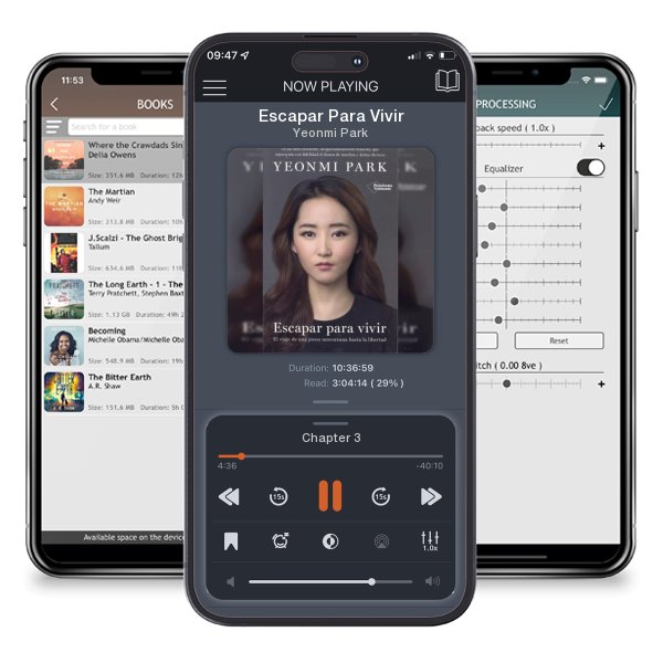 Download fo free audiobook Escapar Para Vivir by Yeonmi Park and listen anywhere on your iOS devices in the ListenBook app.