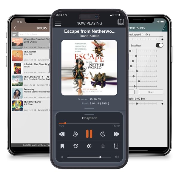Download fo free audiobook Escape from Netherworld by David Kuklis and listen anywhere on your iOS devices in the ListenBook app.