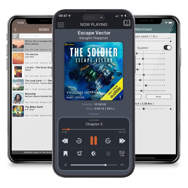 Download fo free audiobook Escape Vector by Vaughn Heppner and listen anywhere on your iOS devices in the ListenBook app.
