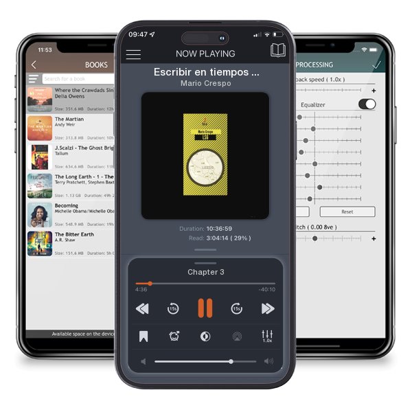 Download fo free audiobook Escribir en tiempos de pandemia: Antología de relatos by Mario Crespo and listen anywhere on your iOS devices in the ListenBook app.