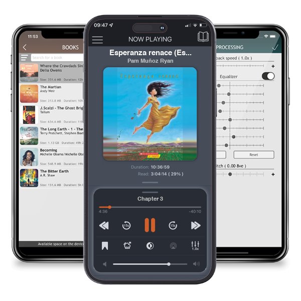 Descargar audiolibro gratis Esperanza renace (Esperanza Rising) by Pam Muñoz Ryan y escuchar en cualquier lugar en sus dispositivos iOS en la aplicación ListenBook.