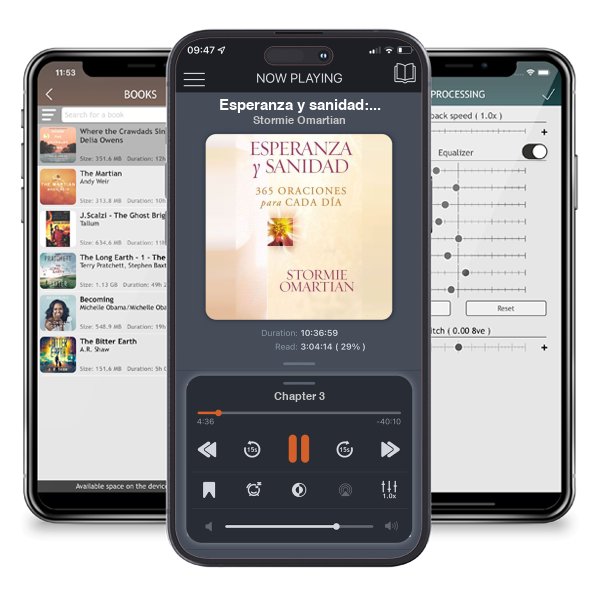 Descargar audiolibro gratis Esperanza y sanidad: 365 oraciones para cada día by Stormie Omartian y escuchar en cualquier lugar en sus dispositivos iOS en la aplicación ListenBook.