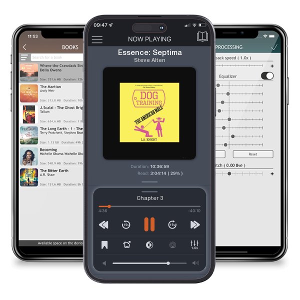 Download fo free audiobook Essence: Septima by Steve Alten and listen anywhere on your iOS devices in the ListenBook app.