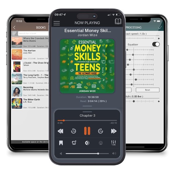 Download fo free audiobook Essential Money Skills for Teens: The Ultimate Guide to Mastering a Budget, Navigating Banking, Understanding Savings and Investments, Managing Credit by Jordan Wize and listen anywhere on your iOS devices in the ListenBook app.