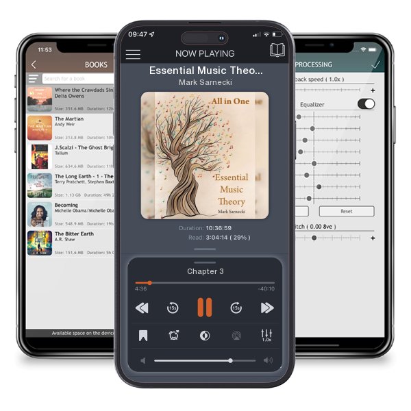 Download fo free audiobook Essential Music Theory All in One by Mark Sarnecki and listen anywhere on your iOS devices in the ListenBook app.