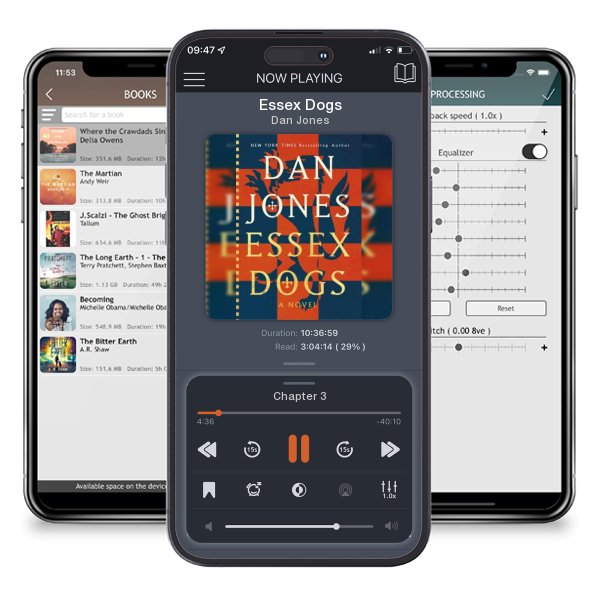 Download fo free audiobook Essex Dogs by Dan Jones and listen anywhere on your iOS devices in the ListenBook app.