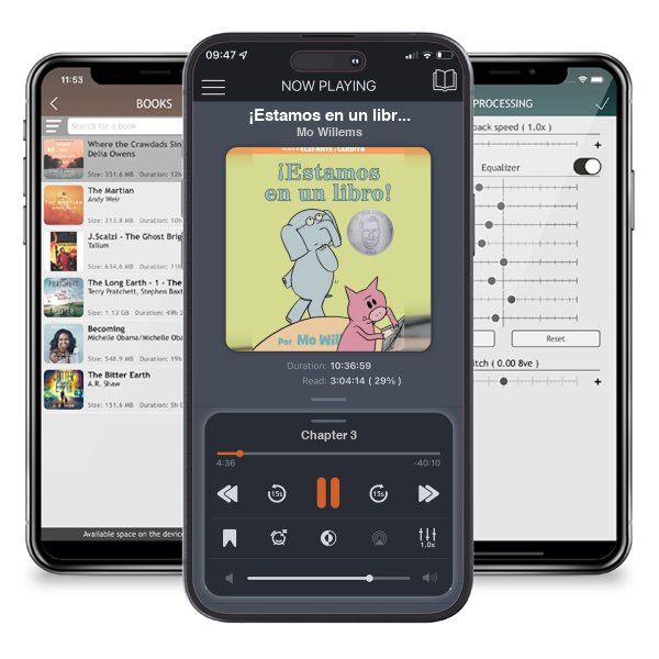 Descargar audiolibro gratis ¡Estamos en un libro! (We Are in a Book!) by Mo Willems y escuchar en cualquier lugar en sus dispositivos iOS en la aplicación ListenBook.