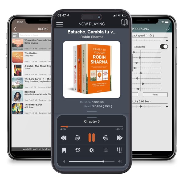 Descargar audiolibro gratis Estuche. Cambia tu vida con Robin Sharma / Change Your Life with Robin Sharma (Boxed Set) by Robin Sharma y escuchar en cualquier lugar en sus dispositivos iOS en la aplicación ListenBook.