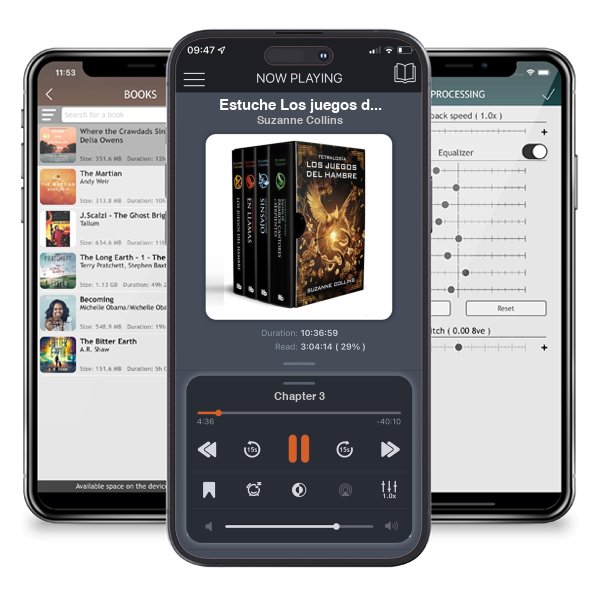 Descargar audiolibro gratis Estuche Los juegos del hambre / The Hunger Games 4-Book Box Set by Suzanne Collins y escuchar en cualquier lugar en sus dispositivos iOS en la aplicación ListenBook.