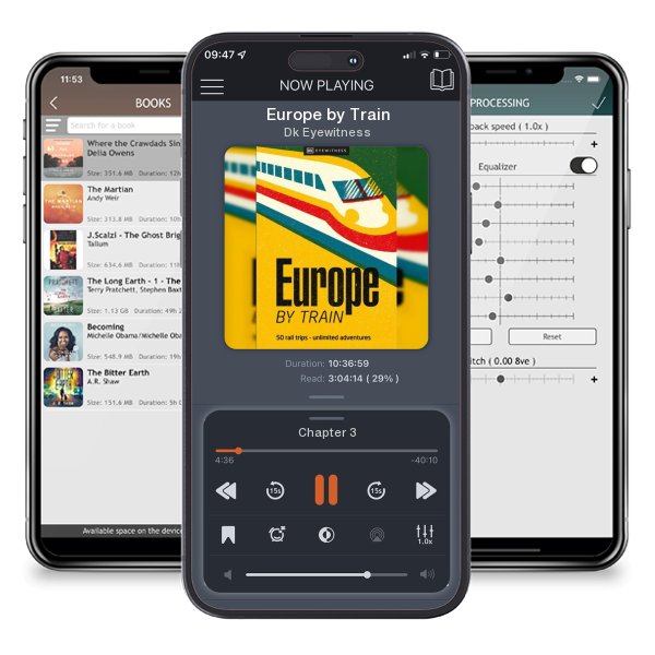 Download fo free audiobook Europe by Train by Dk Eyewitness and listen anywhere on your iOS devices in the ListenBook app.