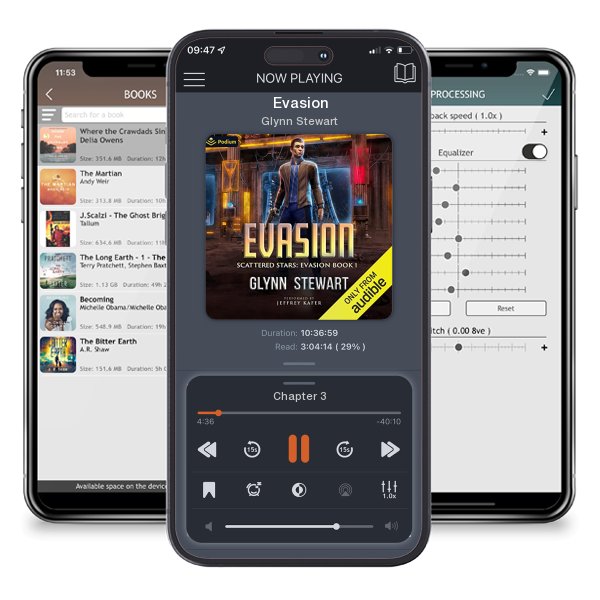 Download fo free audiobook Evasion by Glynn Stewart and listen anywhere on your iOS devices in the ListenBook app.